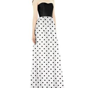 alfred sung polka dot dress
